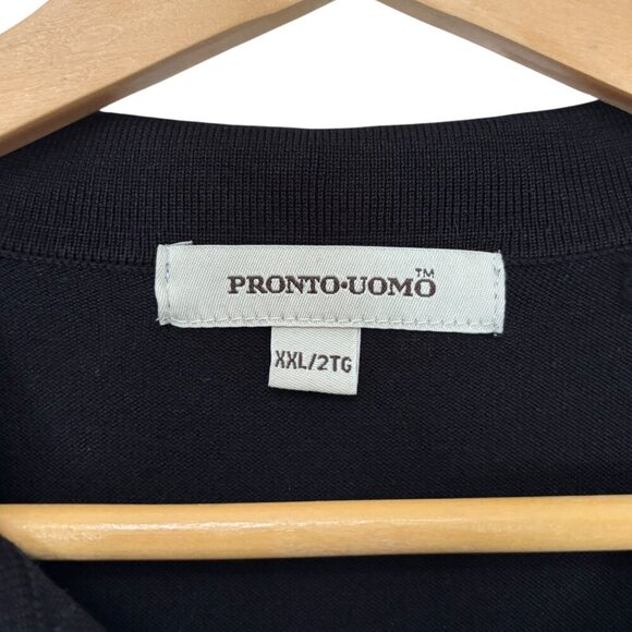 PRONTO UOMO Silk Blend Sweater Lightweight Short Sleeve Men's Size XXL EUC - Picture 3 of 5